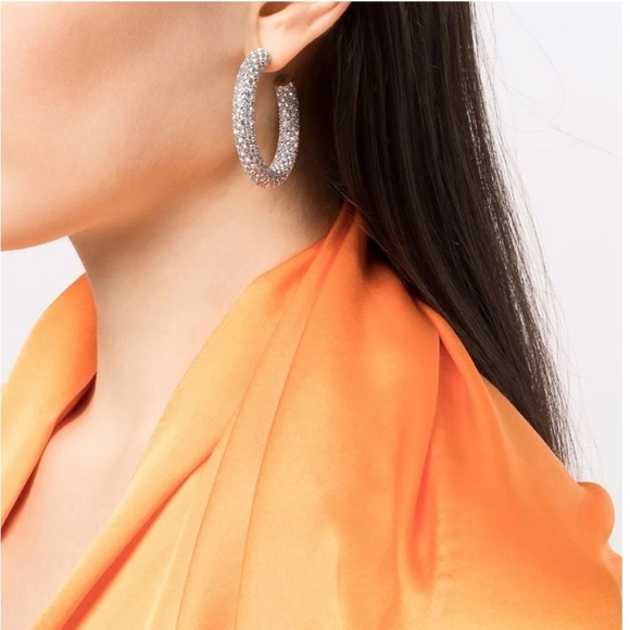 Aminah Muaddi Cameron Hoop Earrings - Picture 9 of 16